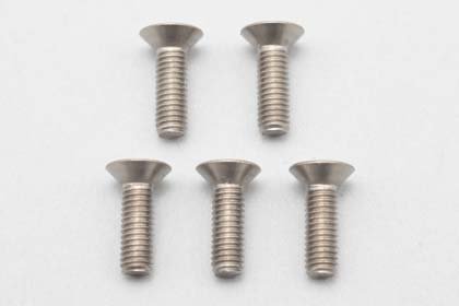 Yokomo ZC-F310TA M3X10 Titanium Flathead Socket Screw