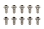 Yokomo RP-041061A High Precision Machined Titanium Button Head Socket Screw M3x6mm 10pcs