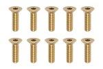 Yokomo RP-042-10BA High precision Brass FH screw M3x10mm