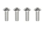 Yokomo ZC-BH38AA Aluminum BH Socket Screw M3x8mm (4pcs)