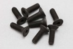 Yokomo ZC-F258A Flat Head Screws M2.5X8mm 8pcs.