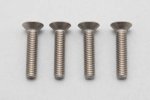 Yokomo ZC-F315TA M3X15 Titanium Flathead Socket Screw